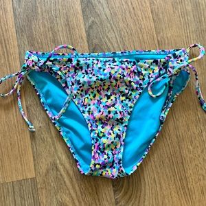 Victoria Secret Multi Color Bikini Bottom Sz XS